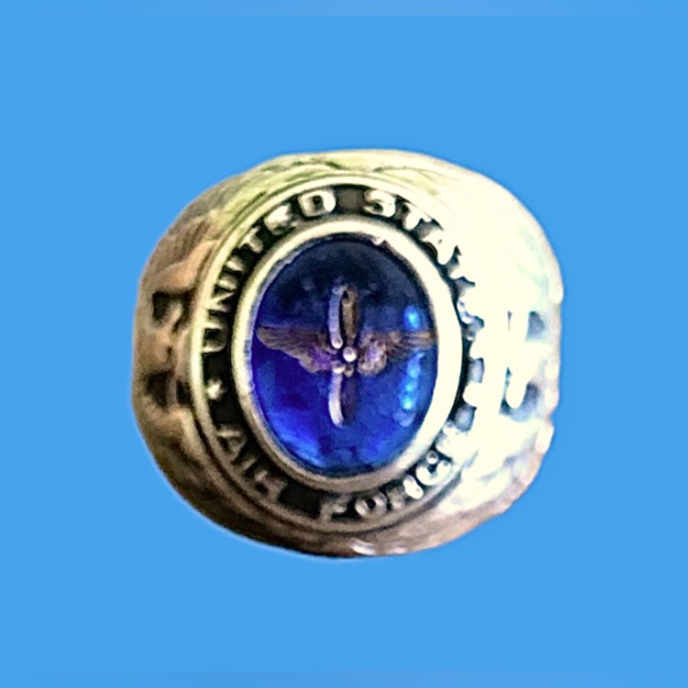 Vintage Sterling Silver WWII Era U.S. Air Force (USAF) Ring